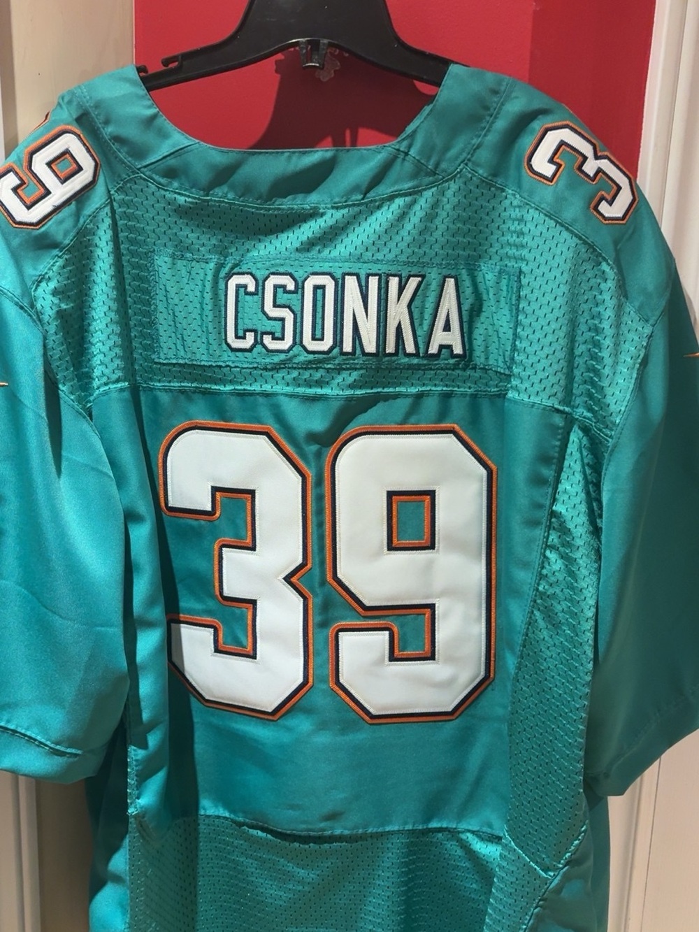 NFL Teal Csonka #39 Men's Football Jersey